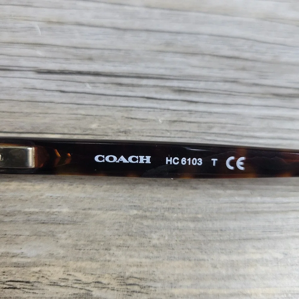 Coach Eyeglasses HC6103 5120 Dark Tortoise Butterfly Frames Only Women 52-16-140